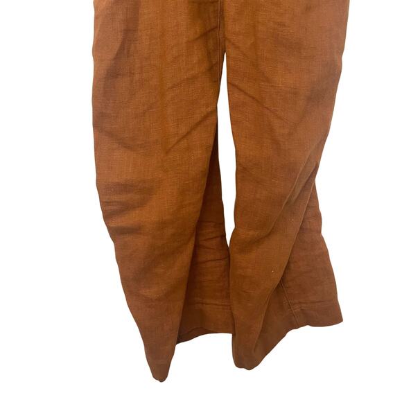 BEATON STUDIO 100% Linen Overalls in Rust Size XS - Picture 12 of 16